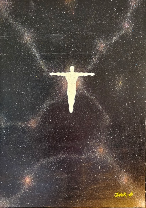 Painting — Untitled (Light) (1998), by Seraf Dos Santos